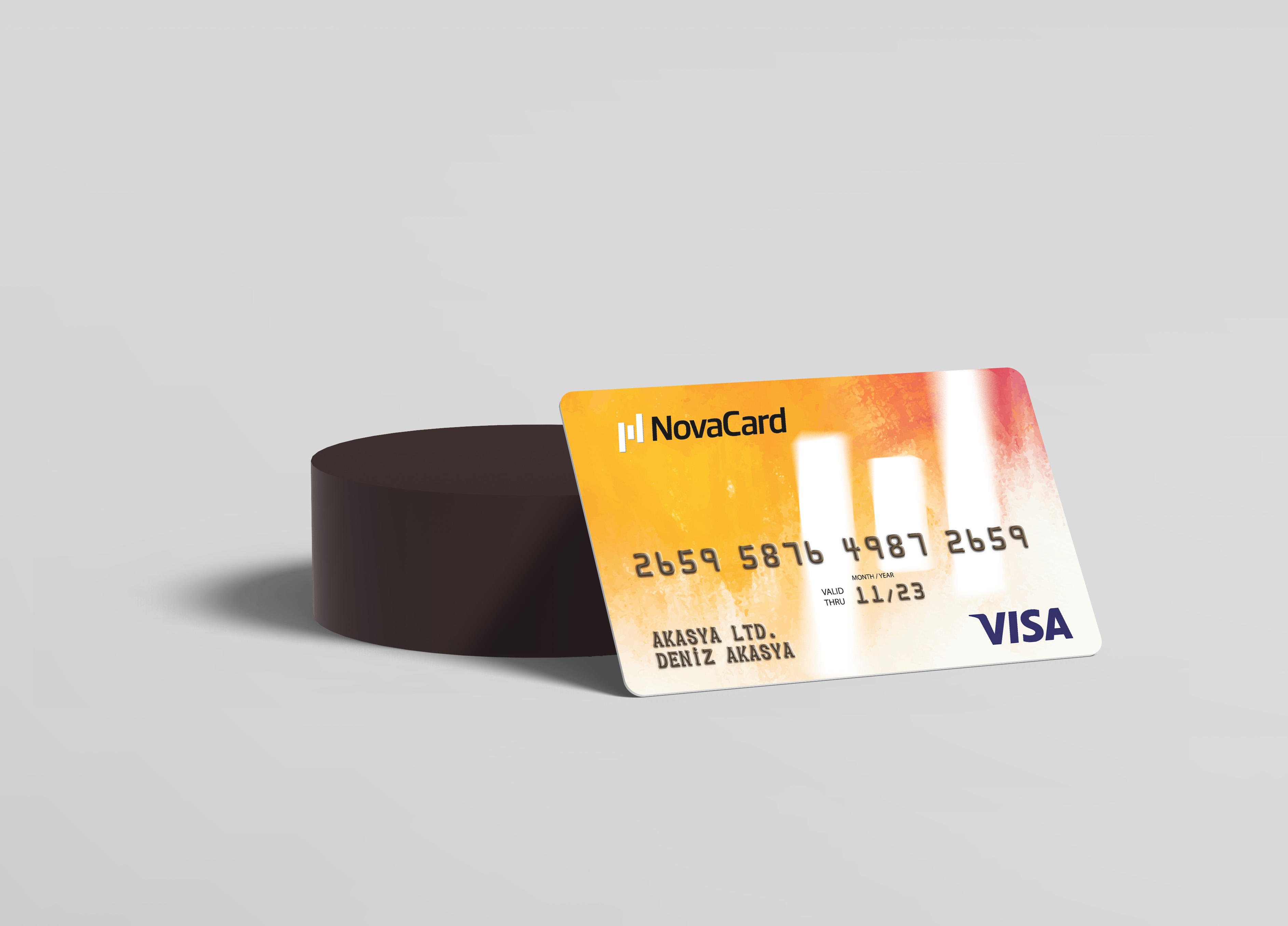 Debit Card Mockup Web İçin