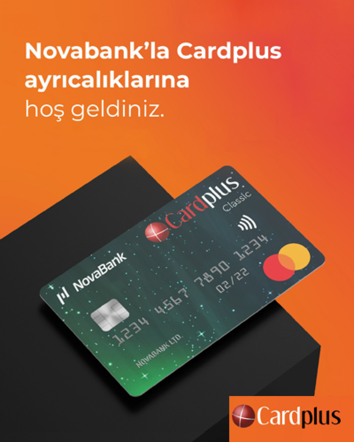 Novabank&#039;la Cardplus ayrıcalıklarına hoşgeldiniz!